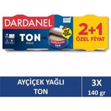 Dardanel 140 gr Ayçiçek Yağlı Ton Balığı (2 adet)