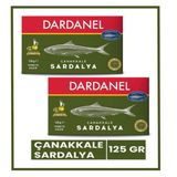 Dardanel Çanakkale Sardalya 125 gr (2 Paket) Türkiye Menşeli Pratik Porsiyon