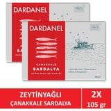 Dardanel Zeytinyağlı Çanakkale Sardalya 105 gr x 2 Lezzetli Hızlı Hazırlanır Menşei Türkiye