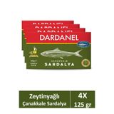 Dardanel Zeytinyağlı Çanakkale Sardalya 125 gr x 4 Adet