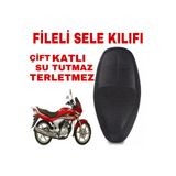 dardere motor HONDA CBF 150 MOTOSİKLET SELE KOLTUK KILIFI 3D ÇİFT KATLI FİLE A Kalite