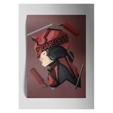 Daredevil Marvel - Metal Poster Tablo
