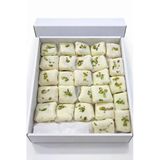 Darende Kayısı Dünyası Çikolata Kaplı Beyaz Bohça Lokum (500Gr)