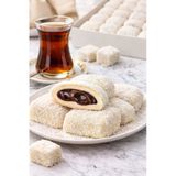 Darende Kayısı Dünyası Hindistan Cevizli Çikolatalı Bohça Lokum (500 Gr)