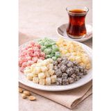 Darende Kayısı Dünyası Karışık Çifte Kavrulmuş Lokum (6 Renk)(1 Kg) – Çay Yanı İkramlık