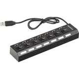 Dark 7 Port Anahtarlı Usb2.0 Hub