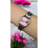 DARK BLANC Pudra Kadran Vintage Minimal Metal Kadın Kol Saati