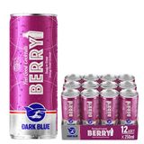 Dark Blue Berry Enerji İçeceği, 250 ml (12'li Paket, 12 adet x 250 ml)
