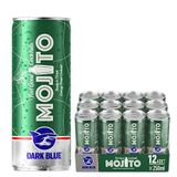 Dark Blue Mojito Enerji İçeceği, 250 ml (12'li Paket, 12 adet x 250 ml)