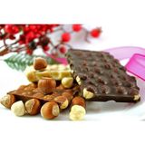 Dark Brown Bitter Sütlü ve Beyaz Fındıklı Karışık Beyoğlu Çikolatası 500 gr