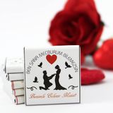 Dark Brown Chocolates & Confections 48 Adet Evlilik Teklifi için%100 El Yapımı Madlen Çikolata