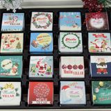 Dark Brown Chocolates & Confections 48 Adet Yılbaşı Tebrik Çikolatası%100 El Yapımı Madlen Çikolata