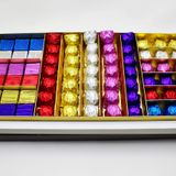 Dark Brown Chocolates & Confections 70 Adet Fındık Parçacıklı Sargılı Sütlü Çikolata