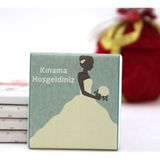 Dark Brown Dökme Kiloluk Kınama Hoşgeldiniz Yazılı Madlen Çikolata