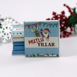 Dark Brown Dökme Kiloluk Yılbaşı Tebrik Çikolatası Yeni Yıla Özel Kiloluk