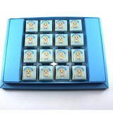 Dark Brown Hoş Geldin Bebek Çikolatası 48 Madlen ve Badem Draje Erkek Bebek Doğum 850 gr