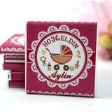 Dark Brown Hoşgeldin Kız Bebek Çikolatası Isim Yazılabilen Hediye Çikolata Kbk1 150 Adet