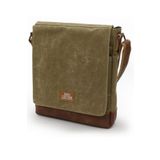 DARK COTTON 7112 Western Camel Suya Dayanıklı Mumlu Kanvas Postacı Omuz Laptop Okul Çantası