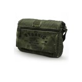 DARK COTTON 8128 Salaş Kanvas Omuz Postacı Haki Yeşil 15.6" Laptop Okul Seyahat Günlük Vintage Pamuk Çanta