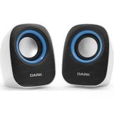 Dark Dk-Ac-Sp100 1+1 Multimedia Usb Speaker Beyaz Hoparlör