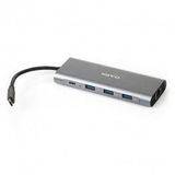 Dark DK-AC-U31X36 Macbook Pro Air Matebook USB 3.1 Type-C Çoklayıcı Dönüştürücü Çevirici Gigabit Ethernet HDMI TF SD Kart Okuyucu USB 3.0 Kulaklık HUB