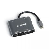 Dark DK AC U31XHDV HDMI VGA USB Type C Çevirici