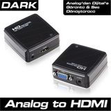 Dark DK-HD-AVGAXHDMI VGA to HDMI Aktif Dönüştürücü 250.20.30.0010
