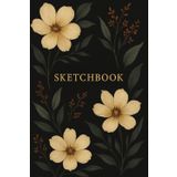 Dark floral sketchbook