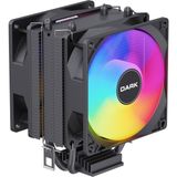 Dark Freezer X94 2025 Edition 2x9cm FRGB Led Fanlı, 48CFM - 110W TDP, 2x Black Edition Isı Borusu, LGA1700 - AM5 Uyumlu, Direct Contact İşlemci Soğutucu (DKCCX94RD)