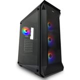 Dark Guardian 4x12cm FRGB Led Fanlı Cam Yan Panelli USB 3.0 Bilgisayar Kasası (DKCHGUARDIAN)