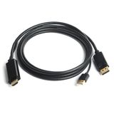Dark Hdmı To Displayport Dönüştürücü 2 Metre Usb Güç Kablosu Destekli Kablo