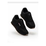Dark Heel Erkek Siyah Füme Günlük Esnek Bağcıklı Hava Alan Rahat Yumuşak Taban Sneaker Spor Ayakkabı