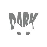 Dark Kedi Sticker 17X17 Cm Gri
