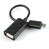 Dark Micro USB 2.0 Tablet ve Akıllı Telefon İçin USB Giriş Dönüştürücü OTG Kablo