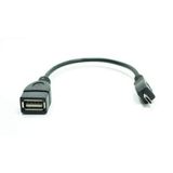Dark Micro USB Erkek USB 2.0 Dişi OTG Kablo