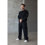 DARK MODA Erkek Oversize Alt-Üst Şeritli Baggy Eşofman Takımı