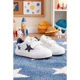 Dark Seer Çocuk Beyaz Lacivert Sneaker Günlük Spor Cırtlı Ayakkabı 2026 - Kids DS Omega - Beyaz - Lacivert