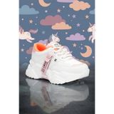 DARK SEER Kids DS 2051 Beyaz Pudra Çocuk Sneaker Günlük Spor Ayakkabı