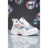DARK SEER Kids DS 2110 Beyaz Mavi Çocuk Sneaker