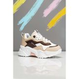 DARK SEER Kids DS 2110 Beyaz Taba Çocuk Sneaker