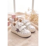 DARK SEER Kids DS Omega Bej Mor Çocuk Sneaker Günlük Spor Cırtlı Ayakkabı