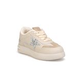 DARK SEER Kids DS Opera Bej Gümüş Çocuk Sneaker Günlük Spor Bağcıklı Ayakkabı