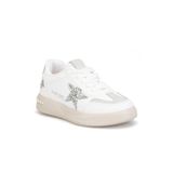 DARK SEER Kids DS Opera Beyaz Gümüş Çocuk Sneaker Günlük Spor Bağcıklı Ayakkabı