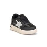 DARK SEER Kids DS Opera Siyah Gümüş Çocuk Sneaker Günlük Spor Bağcıklı Ayakkabı