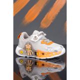 DARK SEER Kids DS RP38 Füme Turuncu Çocuk Sneaker Günlük Spor Cırtlı Ayakkabı