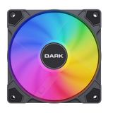 Dark Sessiz 12cm ARGB 1200RPM 36CFM 22dBA 4pin + 3Pin LED Kasa Fanı (DKCF127ARGB)