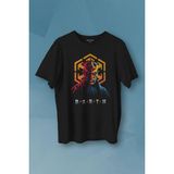 Dark Side Star Wars Darth Maul Baskılı Tişört Unisex T-Shirt - Siyah - XL
