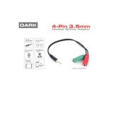 Dark TY28093842 Dk-Cb-Auc01 1X Erkek Stereo 2X Dişi Ses Ara Kablosu