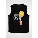 Darkhane 1 Mayıs Siyah Unisex Kolsuz Tişört Kesik Kol T-Shirt - 001-Siyah