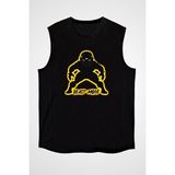 Darkhane Amerikan Futbolu - American Football Siyah Unisex Kolsuz Kesik Kol T-Shirt - 001-Siyah